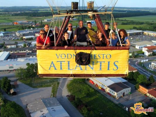 FOTO: Polet z balonom čez Mursko Soboto (1. del)